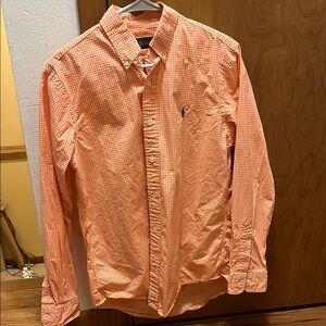 Ralph Lauren Orange Casual Button Down Shirt